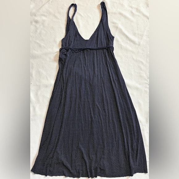 GAP Twist Strap Navy Blue Polka Dot Dress Women’s Size Small - Picture 10 of 10